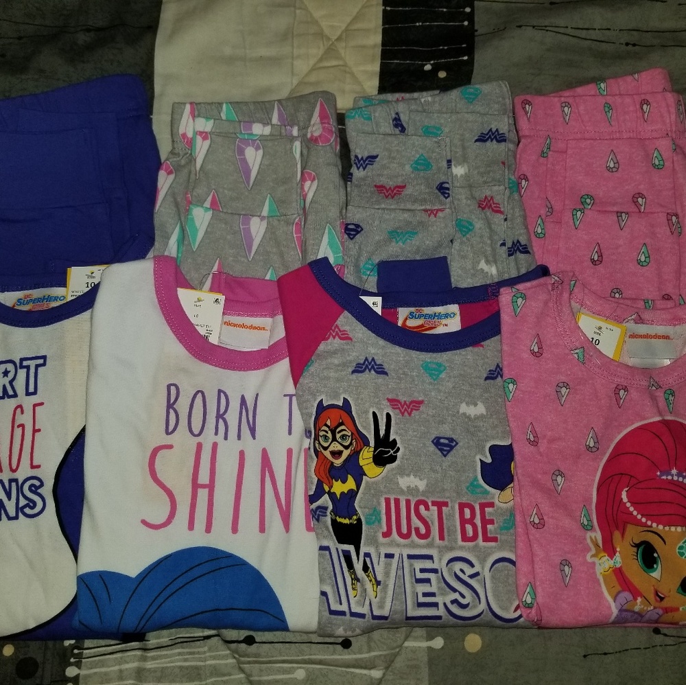 Youth Girls PJ lot size 10